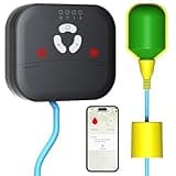 Smart WiFi Water Level Alarm with Mobile App Alerts, Sump Pump Alarm, Water Level Sensor Detector, 90dB Siren, LED Strobe, IP44 Waterproof, Easy-Install, Protect Home from Water Damage
