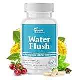 Dr Vitamins Diuretic Water Pills for Weight Control - Instant Natural Relief from Bloat and Swelling - Green Tea, Cranberry, Dandelion Leaf Extract - Water Retention Pills for Women & Men - 120 Caps