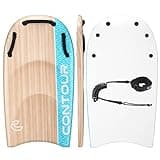 Contour Surf DuoSlider 45'' Body Board Bodyboards with Handles Surfboards for Two Person Parent-Child Surfing Bodyboard for Big Guys Dual Riders Hand Held Body Boards for Beach Adults