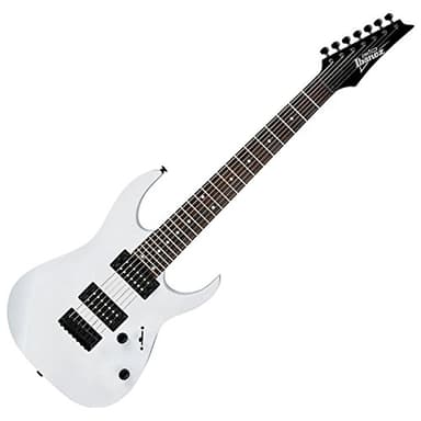 Ibanez GRG 7-String Solid-Body Electric Guitar, Right, White, Full