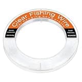 Clear Fishing Line Wire 755 ft, Invisible Fishing Wire Nylon String for Hanging Balloons Crafts Picture Decorations, Clear String for Bracelets Necklaces, Jewelry Making Beading Threads Cords, WUINDID