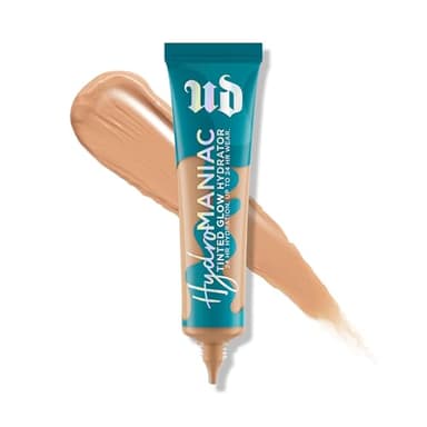 Urban Decay Hydromaniac Dewy Foundation (40 Light Neutral), Hydrating Tinted Moisturizer for Dry Skin, Buildable Medium Coverage, Non-comedogenic, Vegan, Cruelty-free - 1.1 fl oz