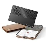 by Air Tag (2025) iOS Only Bluetooth Tracker with Apple Find My, iPhone Smart Card Wallet Finder GPS Tracker, 5-10 Years Battery, Keys Finder and Item Locator for Keys, Bags, Passports, 1 Pack