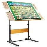 ALL4JIG Puzzle Table for Adults Gifts, Wooden Jigsaw Puzzle Table with 4 Drawers,Upgraded Stability,Optimized Lightweight Design,Puzzles for Adults 2000 Pieces