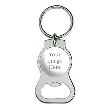 Personalized Combination Bottle Opener Key Chain | Customize With Your Own