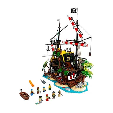 LEGO Ideas Pirates of Barracuda Bay 21322 Building Kit, Cool Pirate Shipwreck Model with Pirate Action Figures for Play and Display, Makes a Great Birthday (2,545 Pieces)