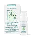Biotrue Hydration Boost Rehydrating Contact Lens Eye Drops from Bausch + Lomb, Hydrating, Preservative Free, Naturally Inspired, 0.33 FL Oz (10 mL)