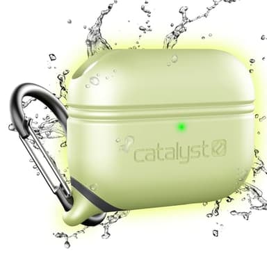Catalyst Waterproof Case for AirPods Pro 2nd Generation and AirPods Pro 1st Generation - Wireless and USB-C Charging Compatible, One Piece Design, High Drop Protection Case with Carabiner