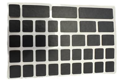 Pwnage Ultra Grip Pre-Cut Anti-Slip Grip Tape – Universal Phone Keyboard & Mouse Grip Enhancer, 0.5mm Ultra-Thin, Sweat-Absorbing, Pre-Laminated, High-Performance Texture for Keycaps & Gaming Gear
