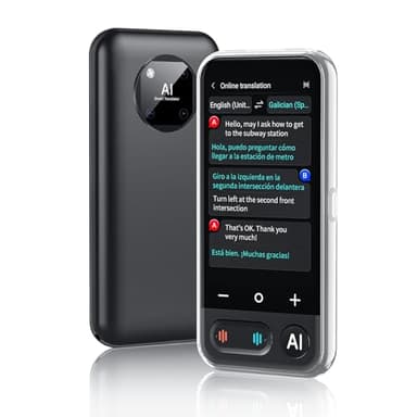 Language Translator Device No WiFi Needed, 2026 Upgraded AI Translator Support ChatGPT,150+ Languages Instant translator Support Offline/Recording/Photo/Voice Translation Real Time for Travel Business