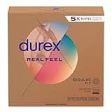 Durex Condoms for Sex, Non Latex Avanti Bare Real Feel Lubricated, Regular Fit for Men with Natural on Skin Feeling, FSA and HSA Eligible (Packaging may Vary),36 Count