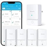 GoveeLife WiFi Water Ieak Detector 2 for Home, Smart Water Ieak Sensor 4 Pack with 100dB Adjustable Alarm and App Alerts, Wireless Detector with 1312 ft Transmission for Basement, Kitchen, Bathroom