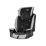 Evenflo High-Back Booster Car Seat with Harness, 22 to 110lbs, Maestro Sport, Granite Gray