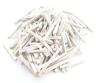 Generic White Color Slate Pencils For Writing Thin (250 Grams)