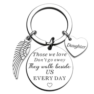 Sympathy Gifts for Loss of Daughter Memorial Keychain Remembrance Gifts