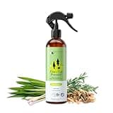 kin+kind Plant-Based Flea & Tick Spray for Dogs and Cats with Lemongrass - Essential for Flea & Tick Treatment - Flea Spray for Dogs and Cats - Pet Supplies 12 fl oz