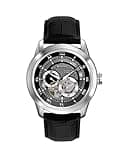 Bulova Men's 42mm Automatic Watch with 24-Hour Sub Dial, Exhibition Caseback, Luminous Hands