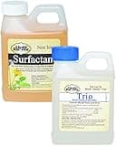 Liquid Harvest Concentrated Brush Killer (Comparable to Leading Triclopyr Brands) 8oz & Surfactant 8oz - Formulated to Control over 70 types of Brush, Vines, Harmful Weeds, and Woody Plants – Also Kills Stumps & Prevents Sprouting