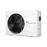 WOPOLTOP Full DC Inverter Pool Heat Pump 58,000 BTU for Swimming Pools, 17KW Electric Pool Heater with WiFi Smart Control via APP, Dual Function of Heating and Cooling, 220-240V, up to 14,000 Gallons
