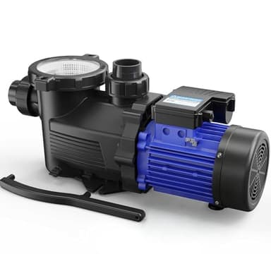 Aquastrong In/Above Ground Pool Pump High Flow Self Primming Swimming Pool Pump,8917GPH With Timer 115V 2HP