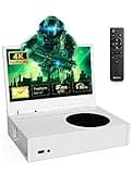 DEPGI 4K 14" Portable Gaming Monitor IPS Screen for Xbox Series S（not Included） with Remote Control, Portable Monitor with HDR10, AMD FreeSync, 2X HDMI for Indoor Outdoor Travel