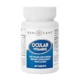 GeriCare Ocular Vitamins, Eye Vitamins and Minerals with Lutein, Dietary Supplement Tablets, 60 Count (Pack of 1)
