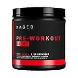 Kaged Pre-Kaged Sport Pre Workout Powder Fruit Punch Energy Supplement for Endurance Cardio, Weightlifting Sports Drink 20 Servings