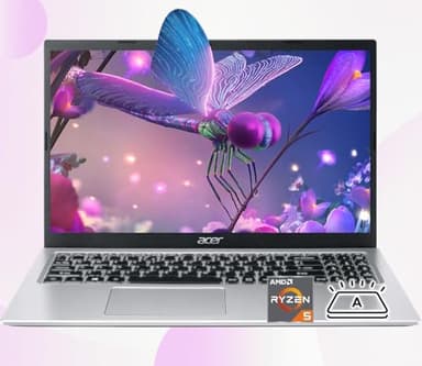 acer Aspire 3 Premium Laptop with Backlit Keyboard | AMD Ryzen 5 7530U CPU | 15.6 FHD IPS Display | 16GB RAM | 256GB PCIe SSD | Type-C | Wi-Fi 6 | Sleek & Portable | Windows 11 Pro