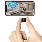 Mini Indoor Security Wireless Home Camera Small Outdoor WiFi Pet Cameras,2025 Upgraded 1296P Tiny Nanny Cam, Wide Angle,Night Vision, Home Indoor Outdoor Camera, No Need WiFi Camera,For Home Security