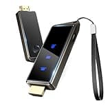 Wireless HDMI Display Dongle Adapter, Portable Transmitter, Streaming Media Video/Audio/File HDMI Wireless Extender from Smartphone,Laptop to HDTV/Monitor/Projector, Support Airplay DLNA Miracast