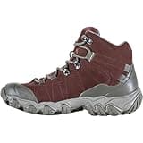 Oboz Women's Bridger Mid B-DRY Hiking Boot, Port, 9.5
