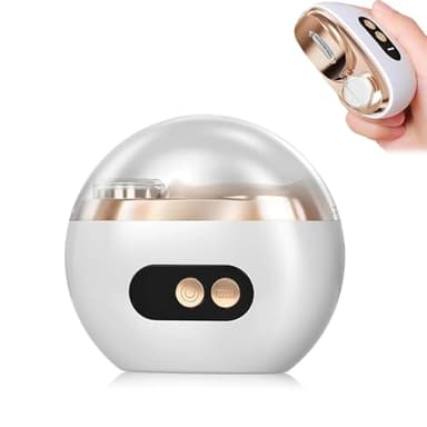Electric Nail Clipper, Electric Nail Clippers for Seniors, 2026 3 in 1 Electric Automatic Nail Clipper for Adults，Kids with Polishing and 3 Speeds (White)