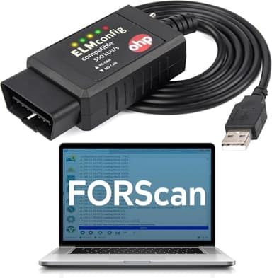 OHP FORScan ELM327-based OBD2 to USB Diagnostic Scan Tool with MS-Can/HS-Can Switch for Ford Lincoln Mazda Mercury Vehicles