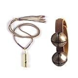 Fishknow Bear Bells for Hiking,Safety Brass Bear Whistle Emergency to Scare Bears for Outdoor Camping,Hanting and Boting