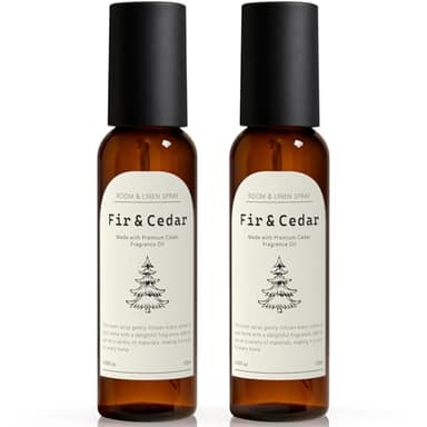 Fir & Cedar Room Spray, Concentrated Room Spray for Home Fragrance, Long Lasting Air Fresheners for Home, Bedding, Fabrics, Odor Eliminator, 8.12 fl oz