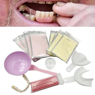 Fake Teeth-DIY Dentures-Customizable Denture Solution for Fixing the Missing and Broken Tooth,Create Your Perfect Smile at Home