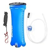 Burtrail Gravity Water Bag, Compatible with Water Filtration System, Portable Gravity-Fed Water Bag for Camping Hiking Backpacking, Foldable & Hangable, 3L Gravity Bag