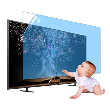 XRRX 43-65 Inch TV Screen Protector, Frosted Matte Anti Glare Outdoor/Indoor Anti Blue LightDustproof Filter Film, Relieve Eye Strain and Sleep Better, for LCD、LED、4K OLED / 43in 942x529mm