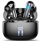 Wireless Earbuds, Bluetooth 5.3 Headphones in Ear with 4 ENC Noise Cancelling Mic, HiFi Stereo Deep Bass Wireless Earphones 40H Playtime, in-Ear Earbud Bluetooth Dual LED Display IP7 Waterproof, USB-C