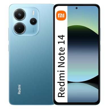XIAOMI Redmi Note 14 4G LTE (for Tmobile Mint Tello Global) (256GB + 8GB) 6.67" 120Hz 108MP AI Camera Global Version Dual Sim (Ocean Blue)