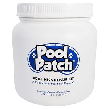 Pool Patch Pool Deck Repair Kit - Sand Buff 3lb Cool Deck Patch DIY Patio Repair
