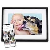 Skylight Frame – WiFi Digital Picture Frame Customer Support, Touch Screen Digital Photo Frame with Easy Setup, Photo Gifts for Parents and Grandparents - 10 Inch Black