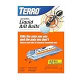 TERRO Ant Killer Bait Stations T300B - Liquid Bait to Eliminate Ants - 12 Count Stations for Effective Indoor Ant Control