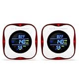 2 Packs Plug in Gas & Carbon Monoxide Detectors, 4-in-1 Natural Gas Leak Detector,Carbon Monoxide Alarm,4 Sensor °F&Humidity,CO & Propane Detector for Home,RV