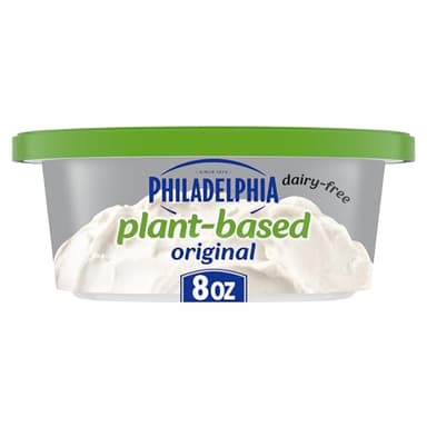 Philadelphia Plant-Based Dairy Free Original Cream Cheese Spread, 8 oz Tub