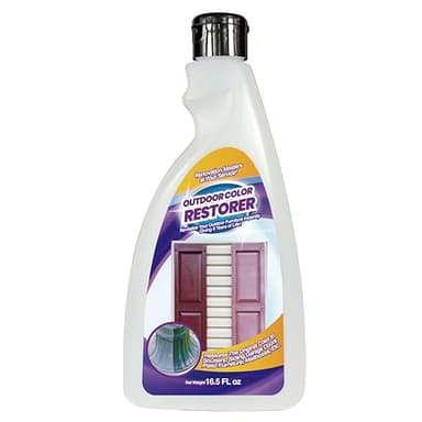 USHINE GARDENS Outdoor Color Restorer Plastic Vinyl Shutter Restorer Faded Sun-Damaged and Oxidized Possessions and Protects from Future Wear 16.5oz