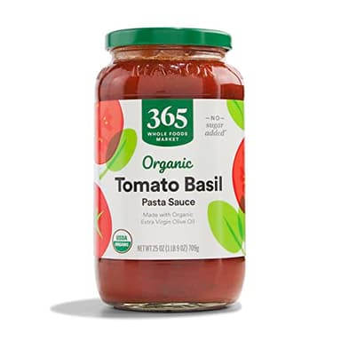 365 by Whole Foods Market, Organic Tomato Basil Pasta Sauce, 25 Ounce