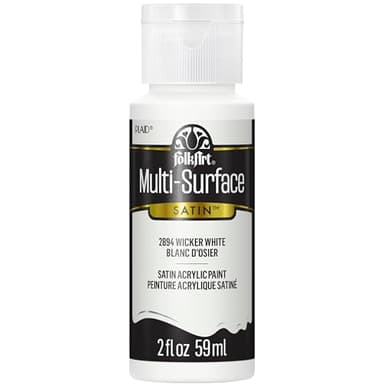 FolkArt Multi-Surface Paint in Assorted Colors (2 oz), 2894, Wicker White