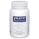 Pure Encapsulations Calcium Magnesium (Citrate) - 240 g Calcium & 240 g Magnesium - Bone Health Support - Non-GMO & Vegan - 180 Capsules