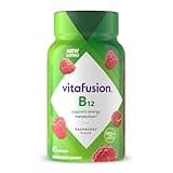 Vitafusion B12 Gummy Vitamins, Delicious Raspberry Flavor, 60ct (30 Day Supply)